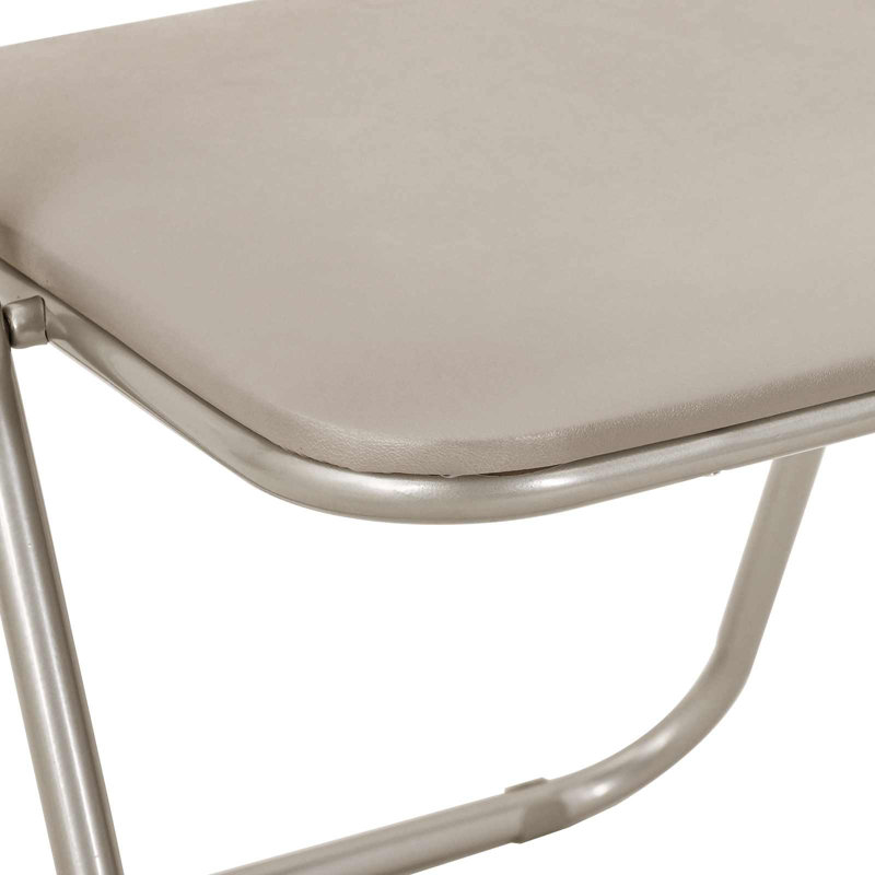 Padded Office Folding Chair Folding Chair Set, Sand