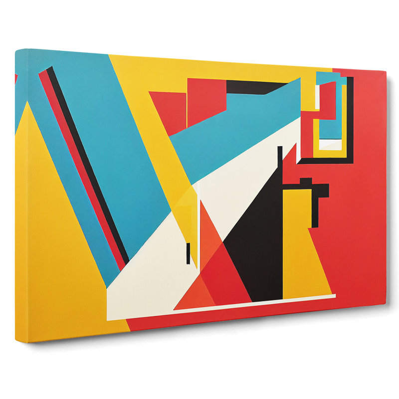 Suprematism Art Modern Vol.1 Abstract - Wrapped Canvas, 40cm H x 60cm W x 3cm D