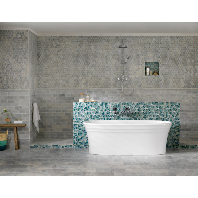 Worcester 71" x 31" Freestanding Soaking Bathtub With Void