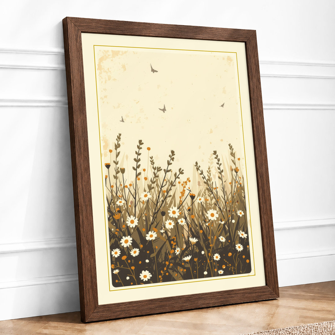 Meadow in Bloom Botanical - Framed Print