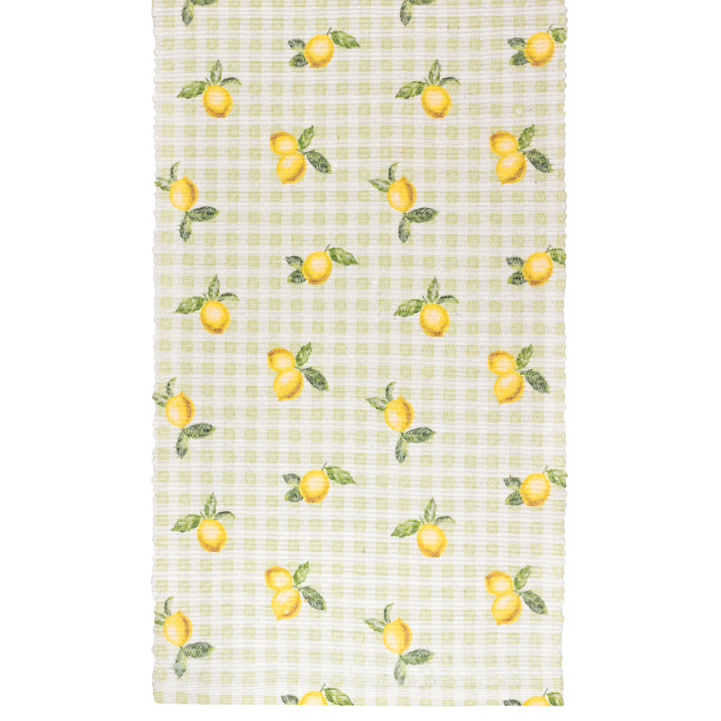 Fruits Lemons Large Indoor/Outdoor Table Runner, 180cm L
