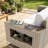 6-Piece Outdoor Sectional Seating Group With 7.7'' Wide Wood-Look Armrest Table, HDPE Wicker, Cushions & Coffee Table, Modular Patio Set-1202722204-1202722178