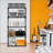 Versatile 5-Shelf Wire Rack for Efficient Item Organization