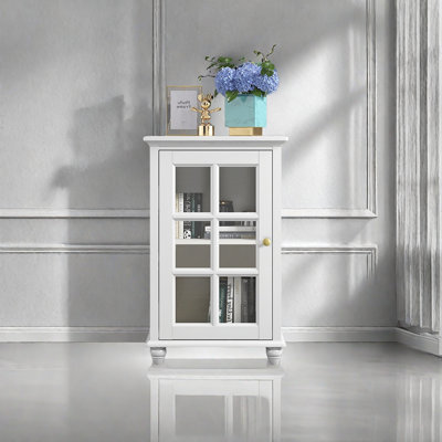 White storage cabinet