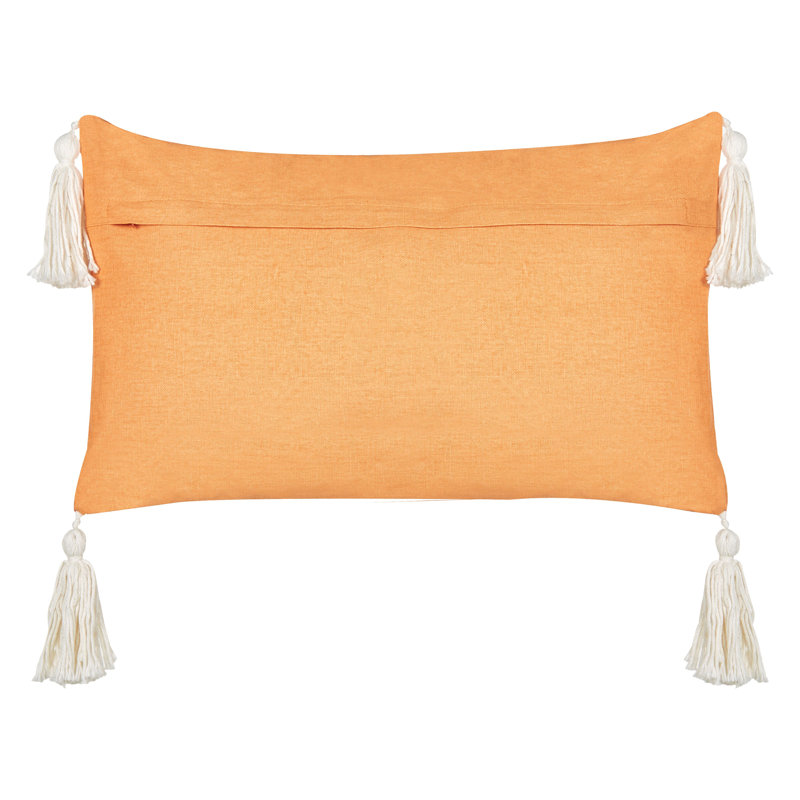 LITHOPS Rectangular Lumbar Cushion, Orange