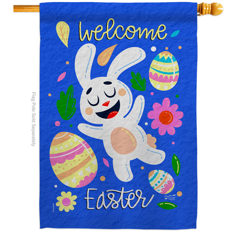 Drapeau polyester Alyanah, H 40 po x l 28 po
