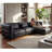 4 Pieces L Shaped Upholstered Sectional Modular Cloud Sofa With Ottoman-1989508683