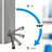 Solid Nickel Kick Stop Door