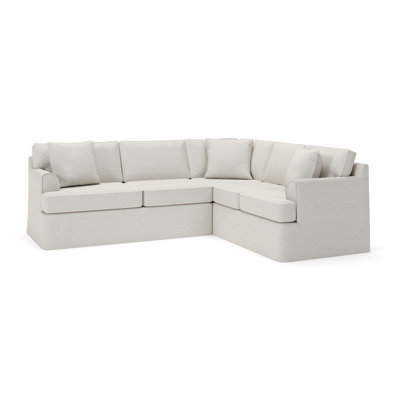 Conradina 2-Piece Slipcovered Sectional by Birch Lane