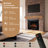 Uptown 33" Infrared Electric Fireplace Insert Heater with Trim Kit, Compatible with Alexa & Google