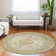 Machine Washable Indoor/Outdoor Cinead ACN1657 Ivory Rug