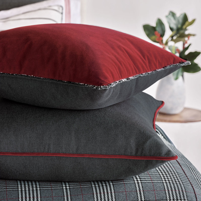 Connery Velvet Square Pillow Cover & Insert