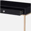 Bureau noir à 2 tiroirs noir brillant-786969789