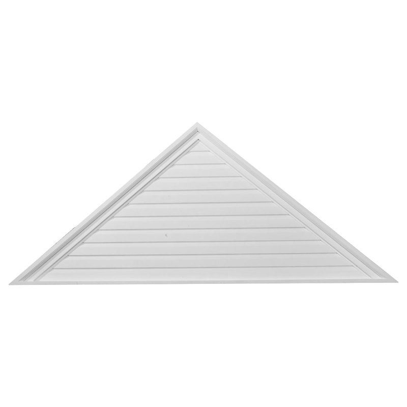 18"H x 72"W x 2 1/8"D Triangle Gable Vent