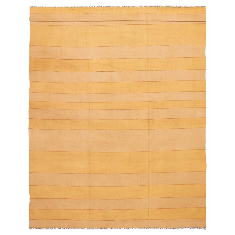 Boho brun clair Kilim 9 pi 6 po x 13 pi 3 po