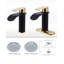 Single-Hole Single-handle Bathroom Faucet with Drain Assembly-95166408