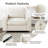 36.2" Wide Upholstered Swivel Accent Armchair-1008299860