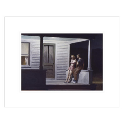 «Summer Evening» par Edward Hopper - impression giclée sur cadre