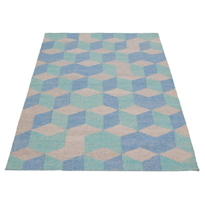 Kilim Ankara Aqua 5 pi 2 po x 8 pi 0 po