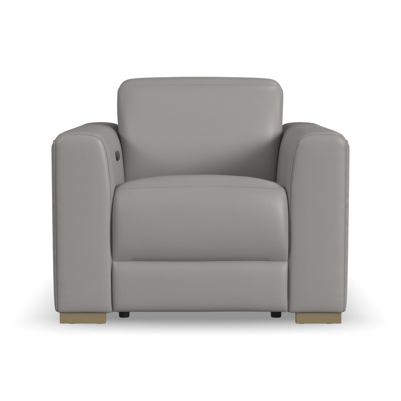 Celeste Power Recliner With Adjustable Power Headrest, Gray