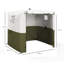 2m x 2m Fibreglass Patio Gazebo-95947845