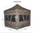 Hunting Blind Instant Pop Up Tent 10ft x 10ft Steel Frame with Guy Ropes and Stakes