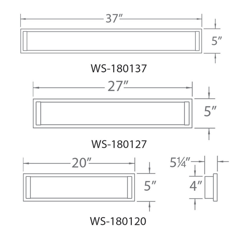 Dimmable LED Bath Bar, Chrome, 3000K