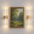 22'' Rechargable Wall Mounted Sconce, Acrylic LED Wallchiere With Remote Control-835019771