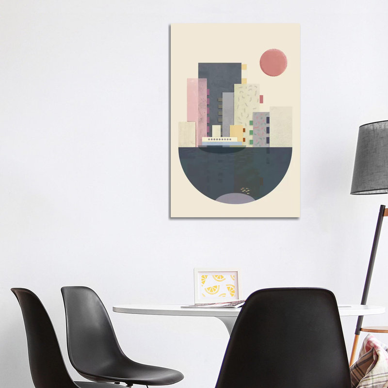 City On Earth by Flatowl - Wrapped Canvas Painting, 101.6 cm H x 66.04 cm W