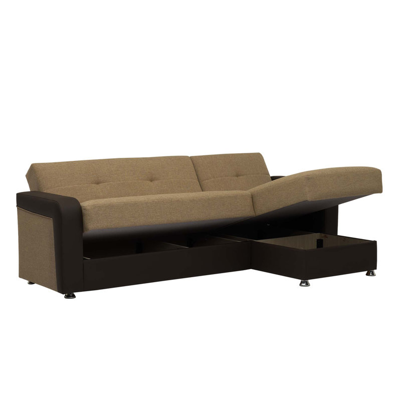 Chaise longue convertible avec rangement PrimeNest Defrancisco Collection