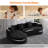 Boneless 2-piece L-shaped Sectional Sofa With Curved Design And Left-facing Chaise-782237192