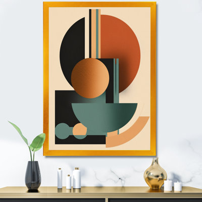 Cream Green Minimalism Quiet Depths - Abstract Minimalism Canvas Print