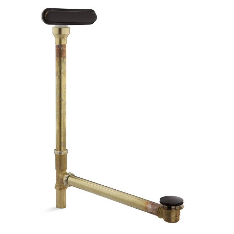 Clearflo Slotted 1.5" Leg Tub Drain With Overflow