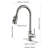 Kitchen Faucet In Brushed Nickel With Single Handle And Surface Treatment Pull Down Function Temperature Control-200105580