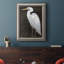 «White Heron Portrait II», reproduction d'art sur toile-924232800