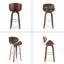 Tabouret de bar pivotant Mid-Century-1090105511