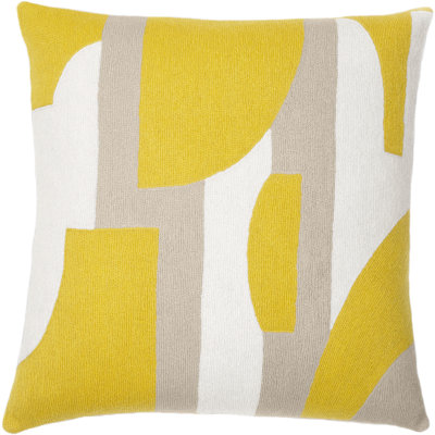 Composition Hand-Embroidered Chain Stitch Pillow
