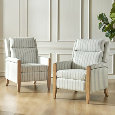 Terren 28.74" Wide Upholstered Push Back Recliner