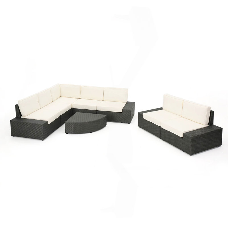 Ensemble modulaire d'extérieur 8 pièces Santa Cruz