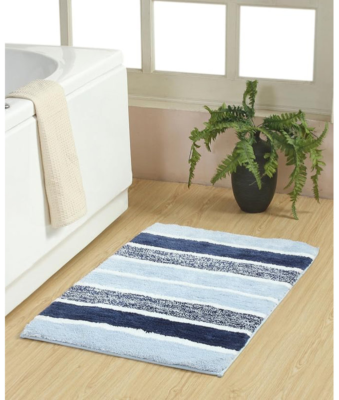 Sherrington Micro Tufted Bath Rug - 24"x40", Navy