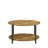 3 Piece Coffee Table Set with Storage Shelves for Living Room Small Spaces