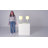 Ensemble de lampes de table en cristal 23 po Jennieve