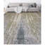 Tapis gris et or noué à la main de haute qualité-64375729
