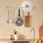 20'' Metal Straight Wall Mounted Pot Rack