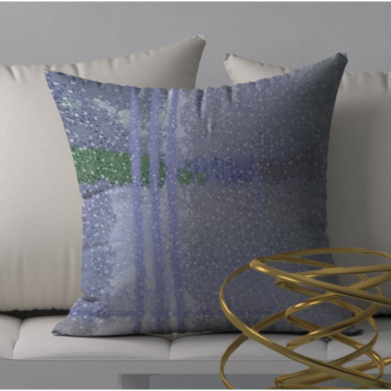 Housse de coussin décoratif carrée et tendance revigorée, 24" X 24"