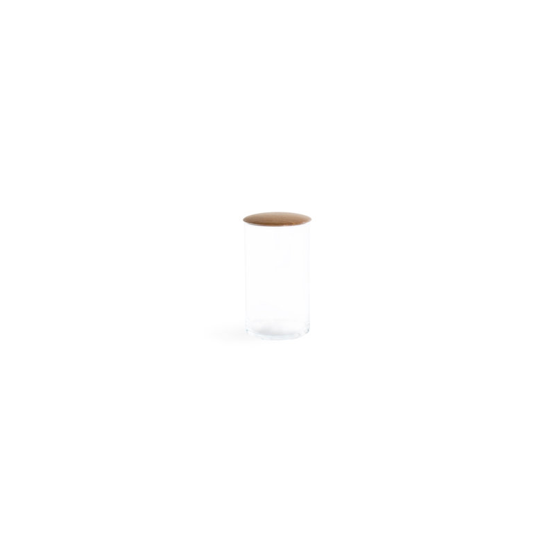 Storage Jar, 64 oz., Oak