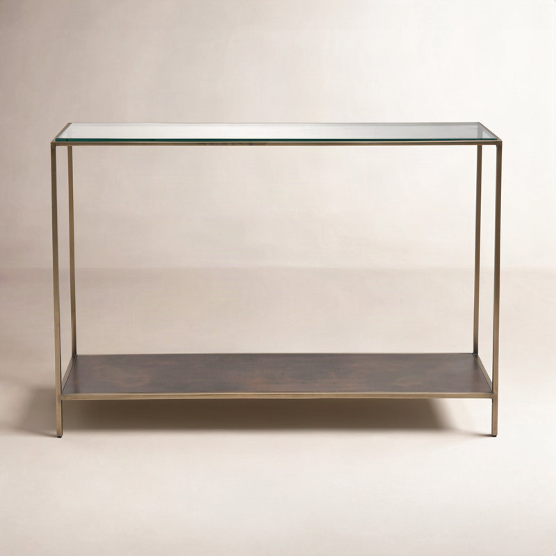 Kingston 48'' Glass Top Console Table
