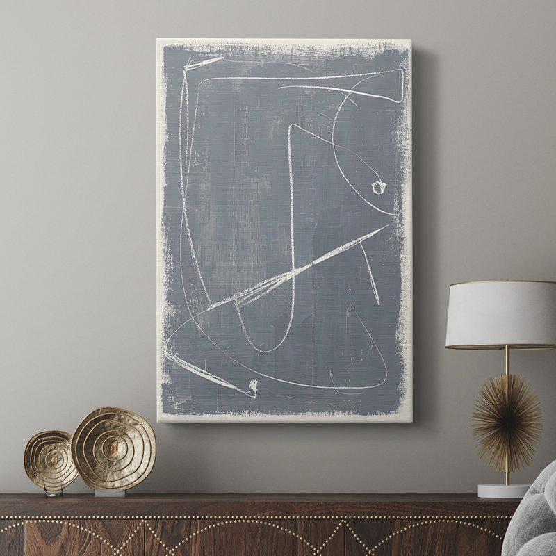 Kinetic Imprint II -Custom Wrapped Gallery Cavas, 60" H x 40" W