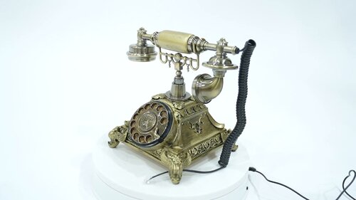 YYBSH Vintage Handset Landline Rotary Dial Telephone & Reviews
