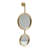 2 Circle Mirrors for Wall Decor